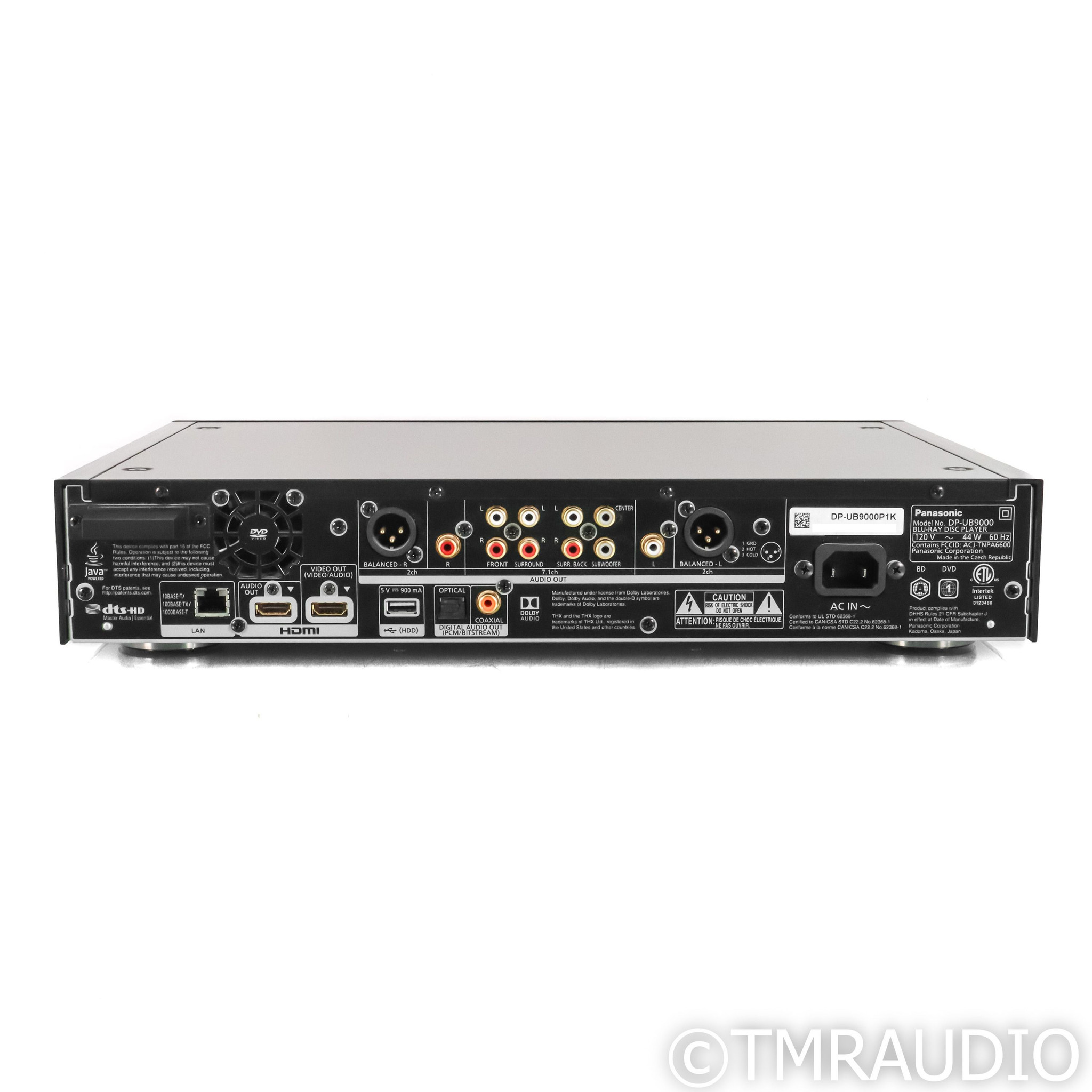 Panasonic DP-UB9000P1K Ultra HD Blu-ray Player; CD - The