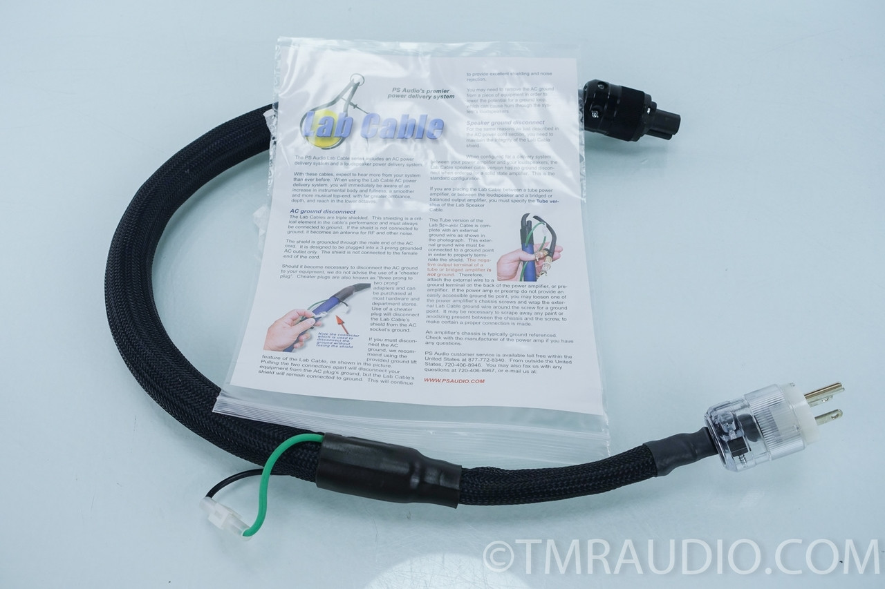 PS Audio Lab Cable 3 ft. Power Cable / Cord The Music Room