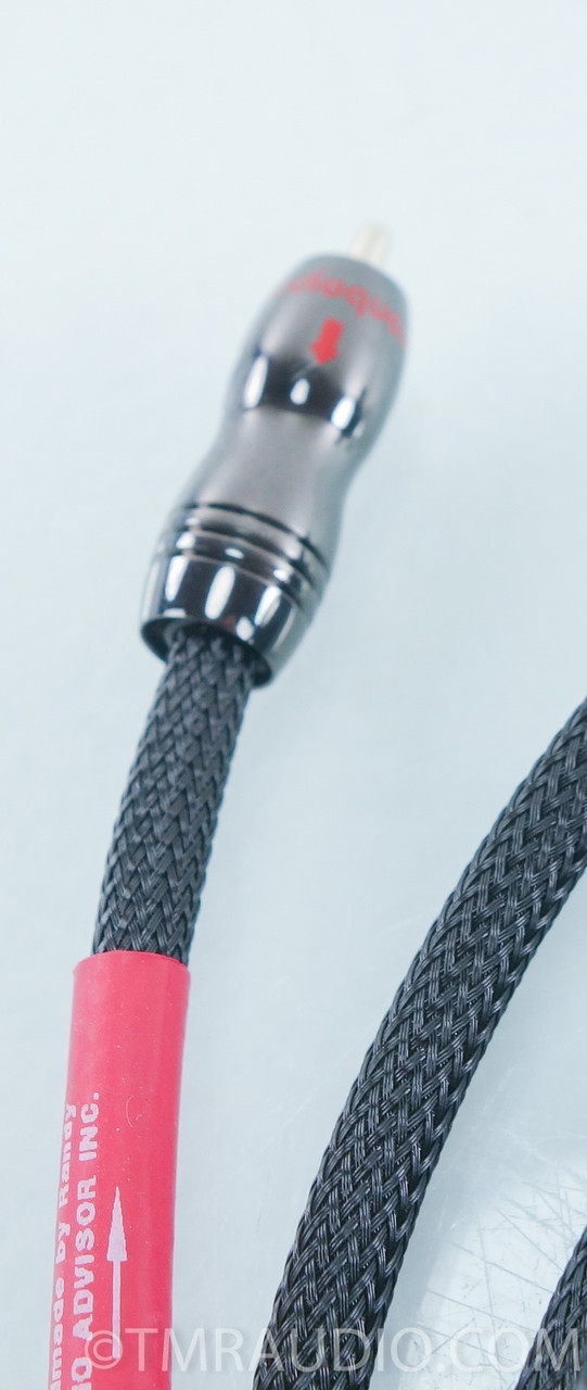 Audioquest Black Thunder Subwoofer Cable; 5m Interconnect The Music Room