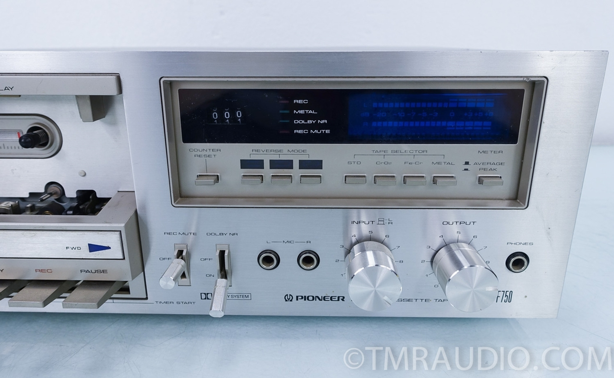 ★PIONEER STEREO CASSETTE DECK CT-7 【品１】 Pioneer CT-7 Stereo Cassette Deck Used Large VU Meters Urban