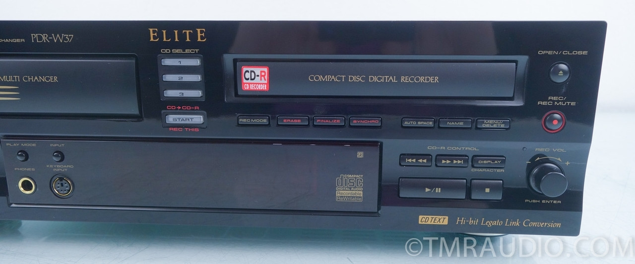 Pioneer Elite PDR-W37 CD-R Burner Recorder Three Disc Changer / Player