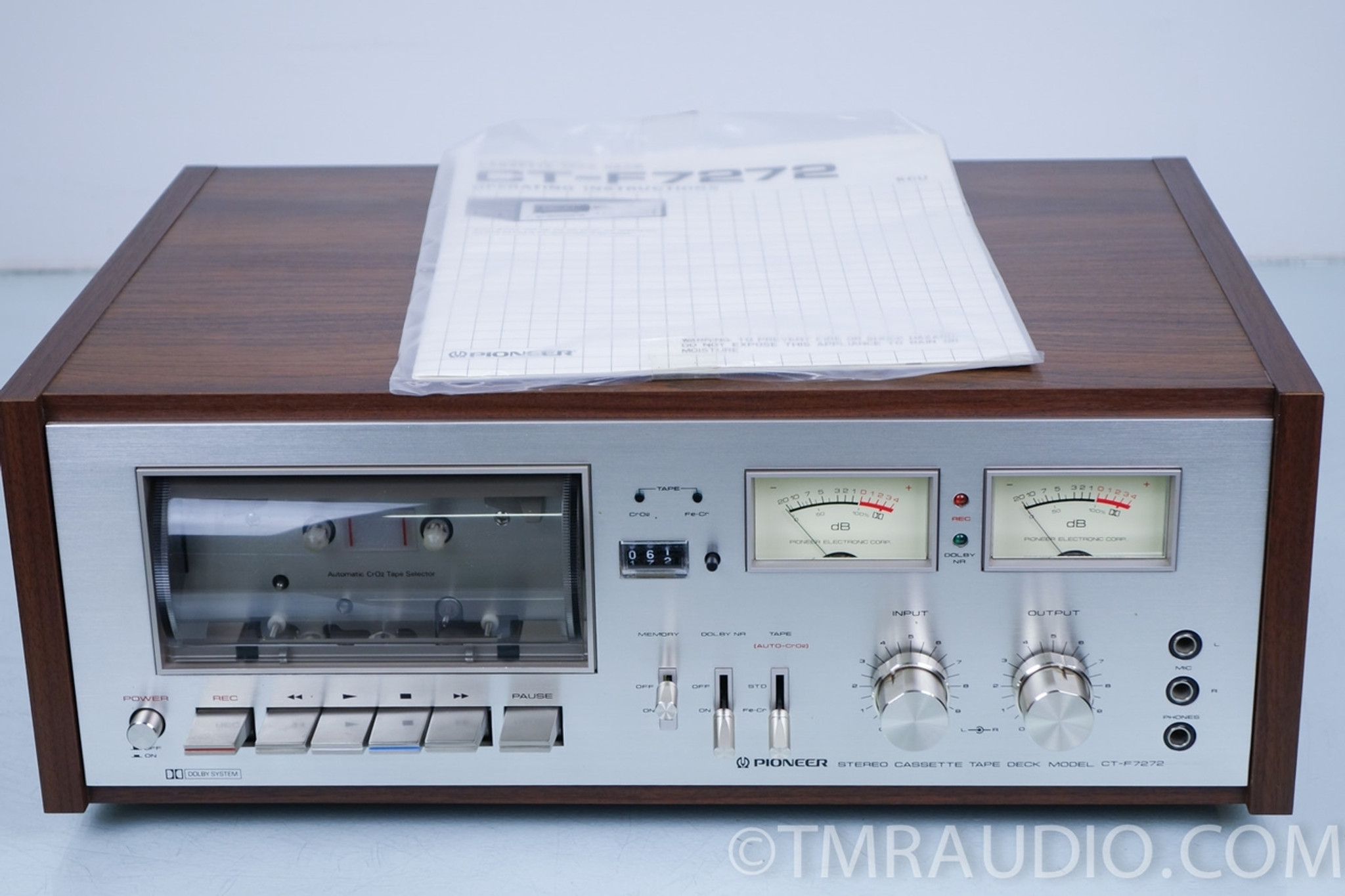 Pioneer CT-F7272 Stere Cassette Deck; Vintage Tape Recorder in Factory Box