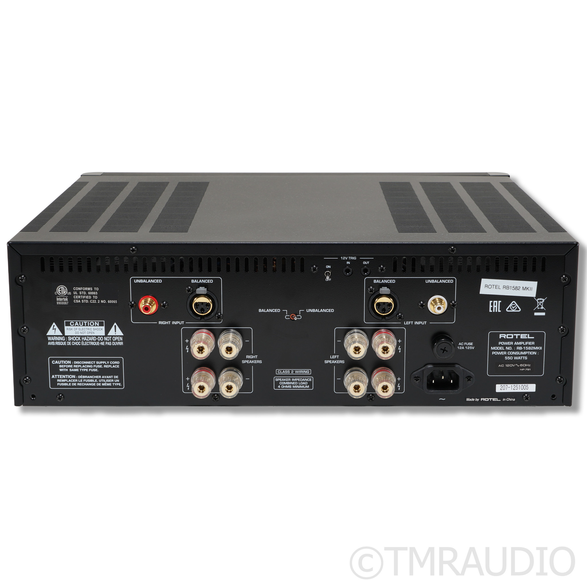 Used Rotel RB-1582 MKII Stereo Power Amplifier (1/5) - The Music Room