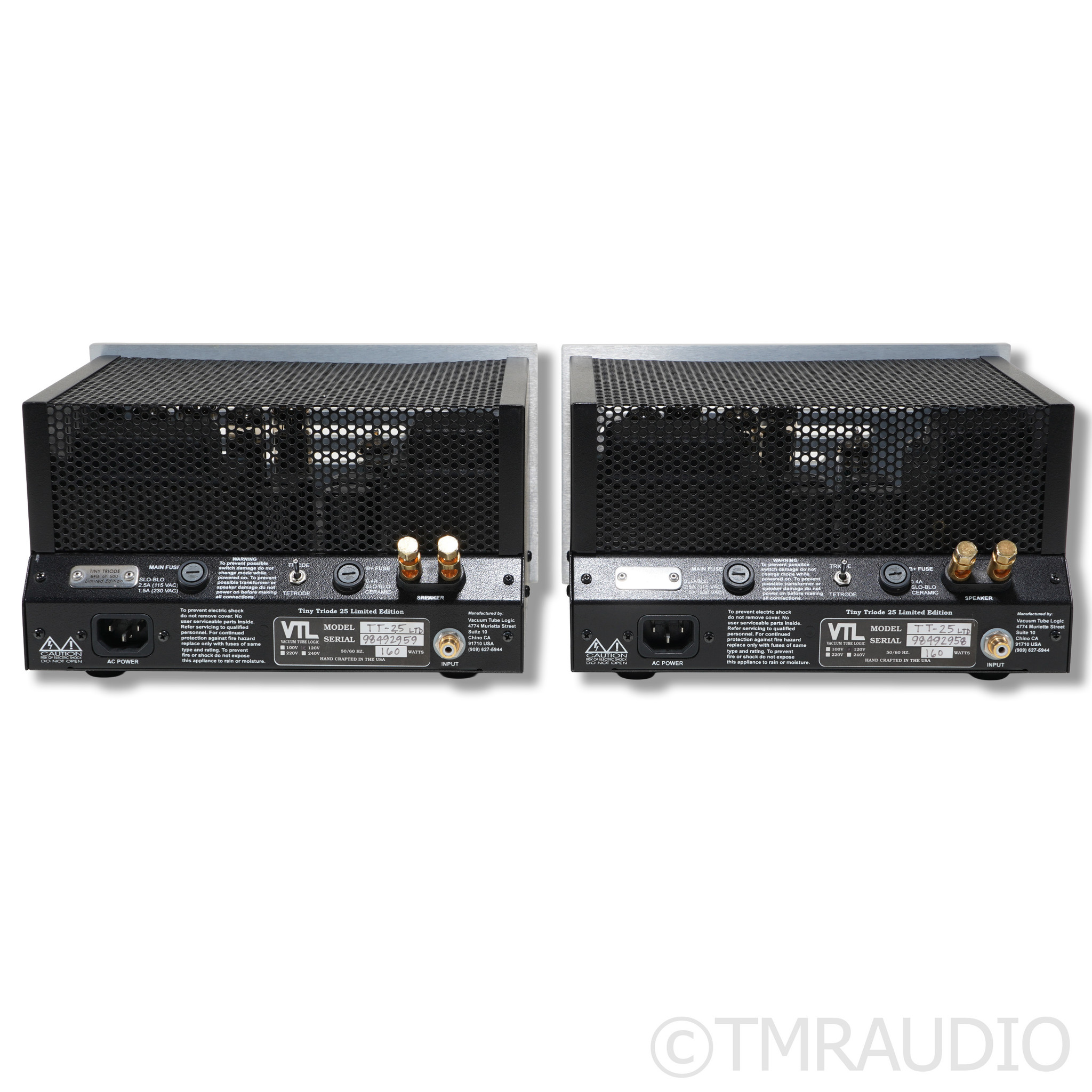 VTL TT-25 Limited Edition Tube Monoblock Power Amplifiers - Thumbnail 3