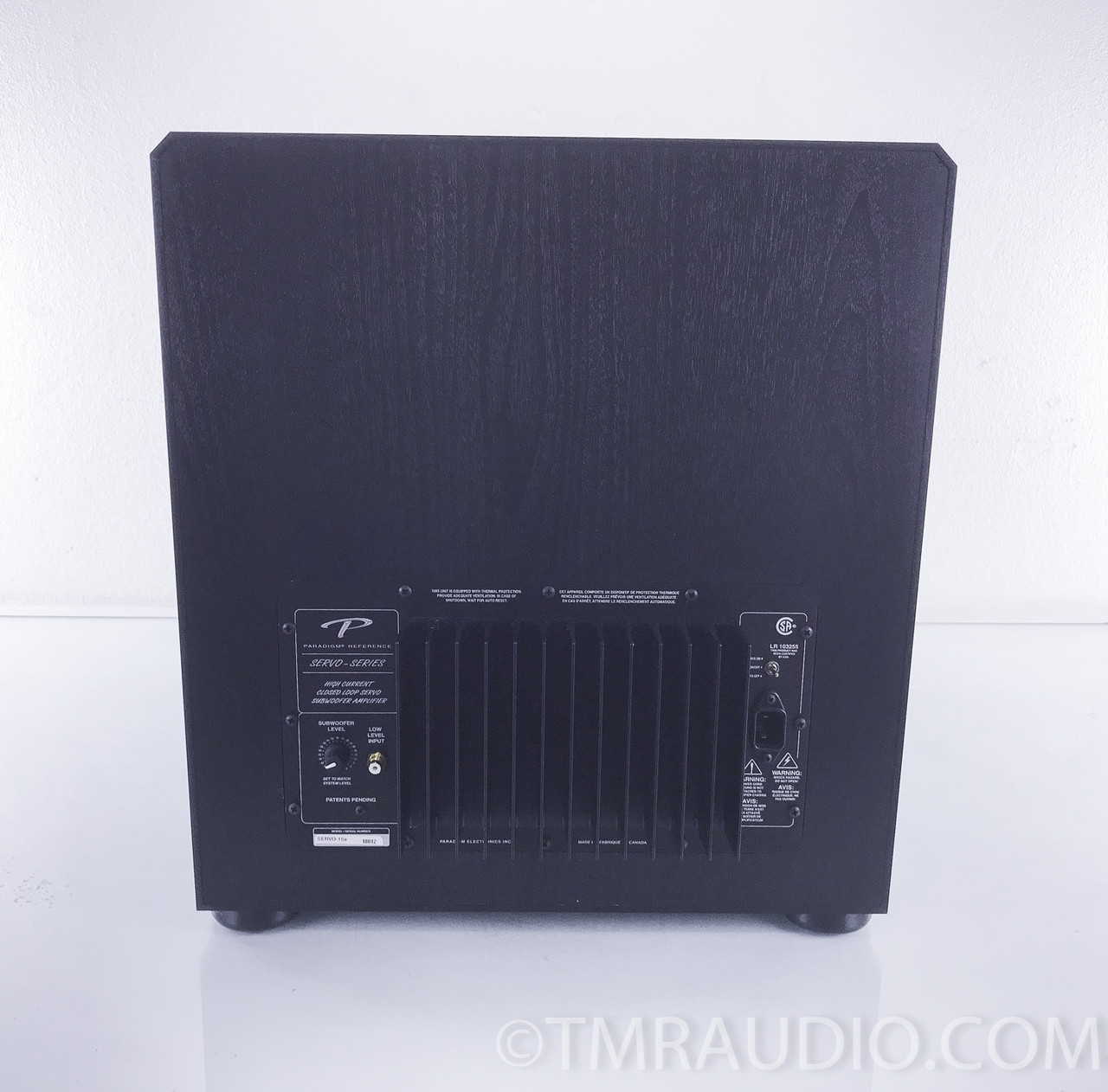 paradigm reference servo 15