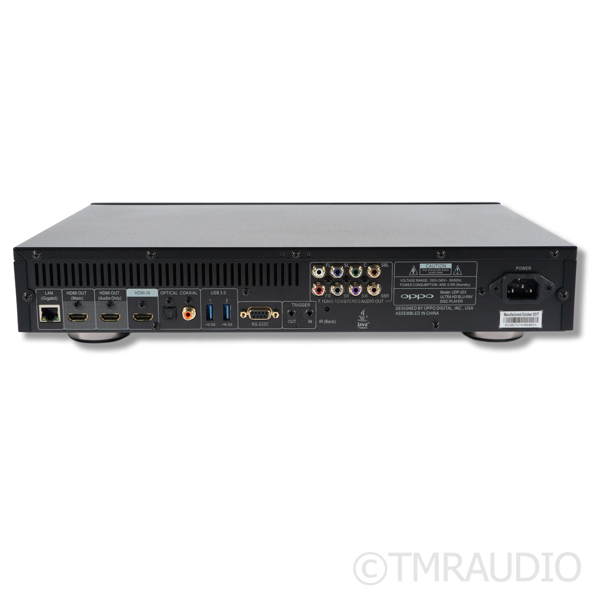 Oppo UDP-203 UltraHD Blu-ray Player - The Music Room