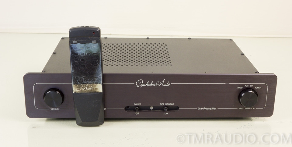 QuickSilver Line Preamp; Stereo Tube Preamplifier w/ remote The Music