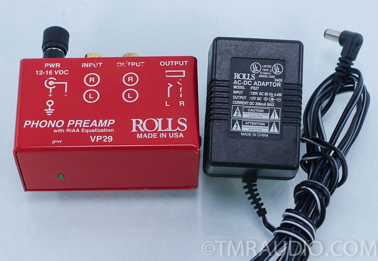 Rolls VP29 Phono Preamplifier The Music Room