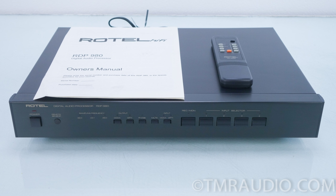 Rotel RDP-980 Digital Audio Processor / DAC / Preamplifier in Factory ...
