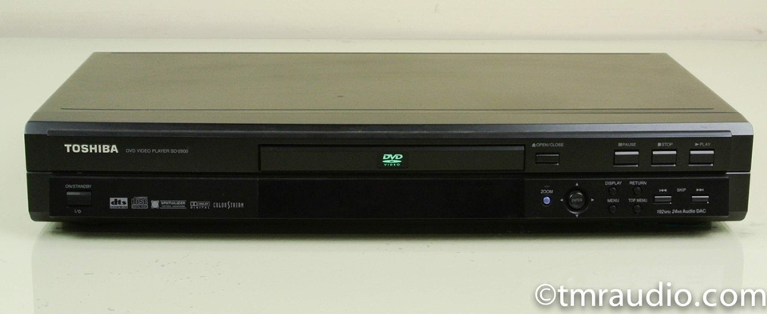 Toshiba SD2800 CD / DVD Player; 192khz / 24 Bit Audio DAC The Music Room
