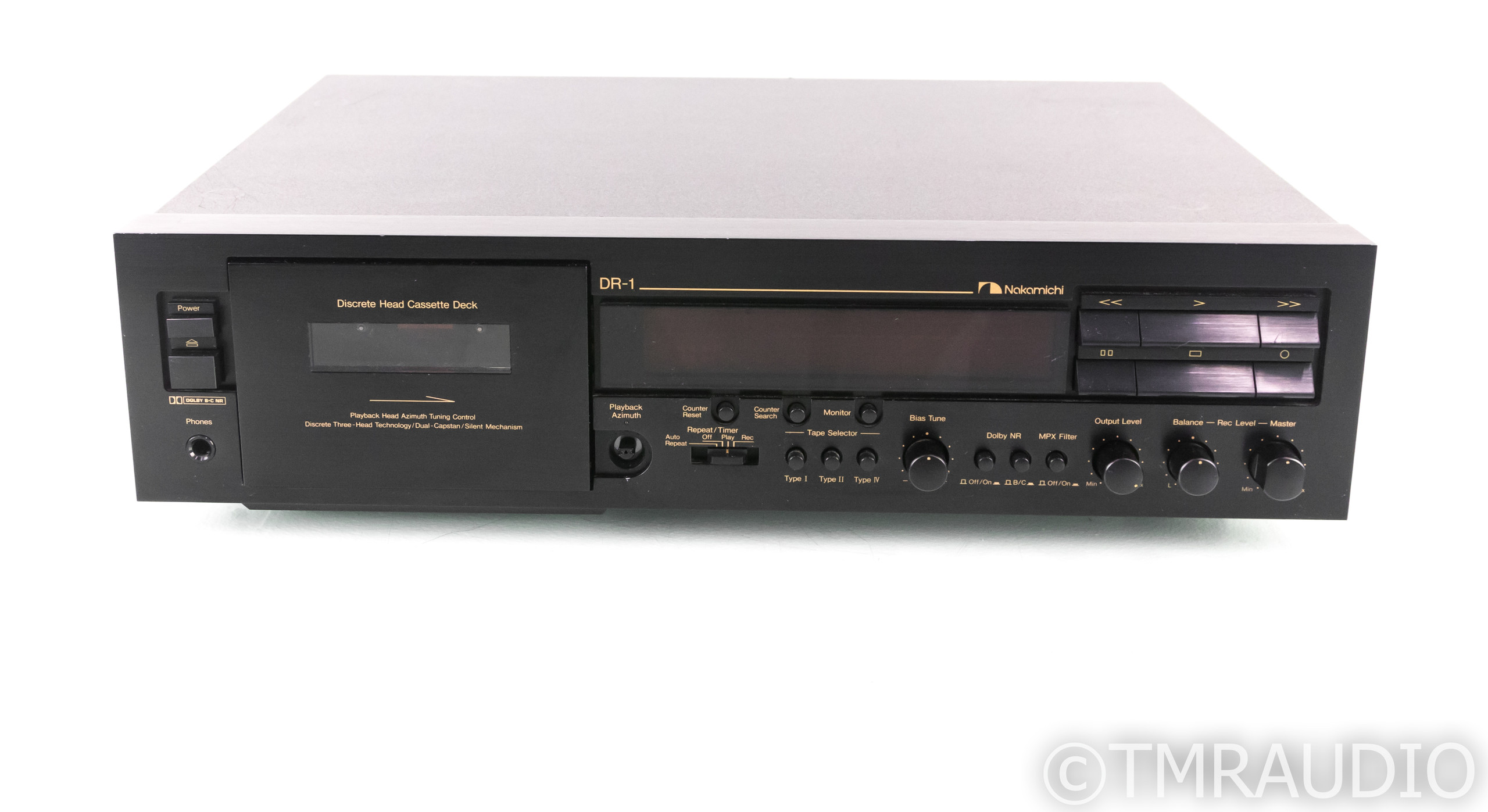 Nakamichi DR1 Vintage Cassette Tape Deck / Recorder; DR1; Manual