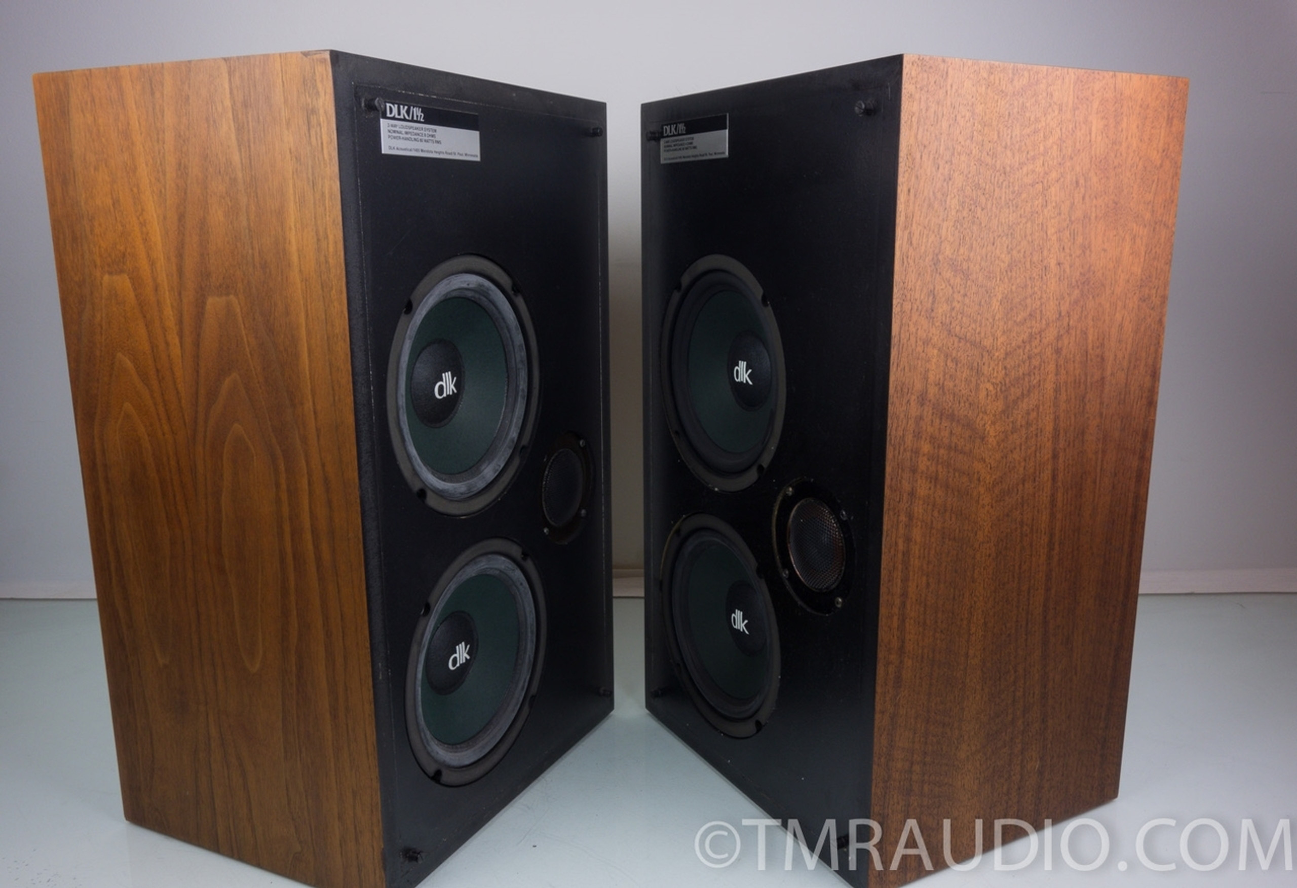 dlk model one bookshelf 2 way speakers