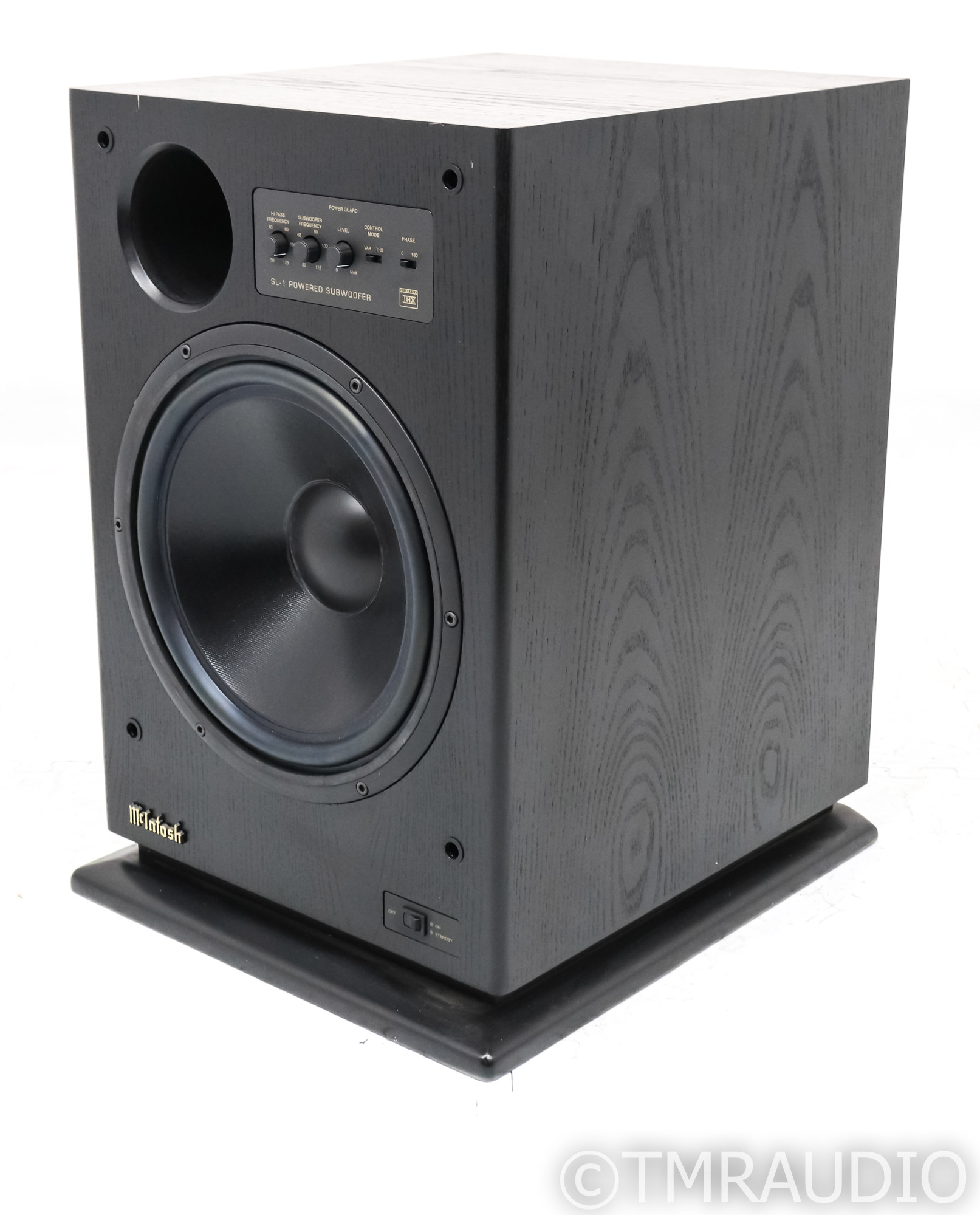 McIntosh SL1 12" Powered Subwoofer; SL1; Black Ash The Music Room