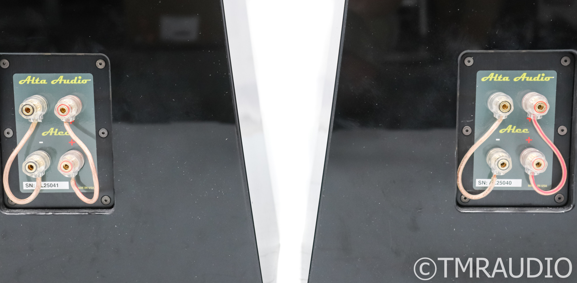 Alta Audio Alec Floorstanding Speakers; Gloss Black Pair (SOLD) The