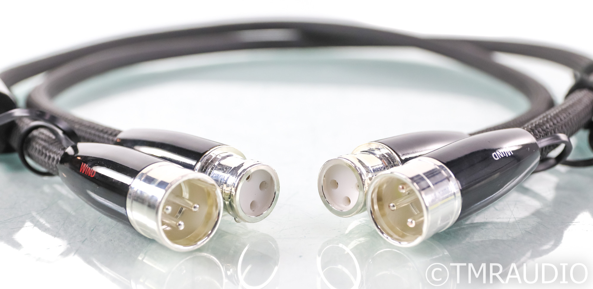 AudioQuest Wind XLR Cables; .75m Pair Balanced Interconnects; 72v DBS