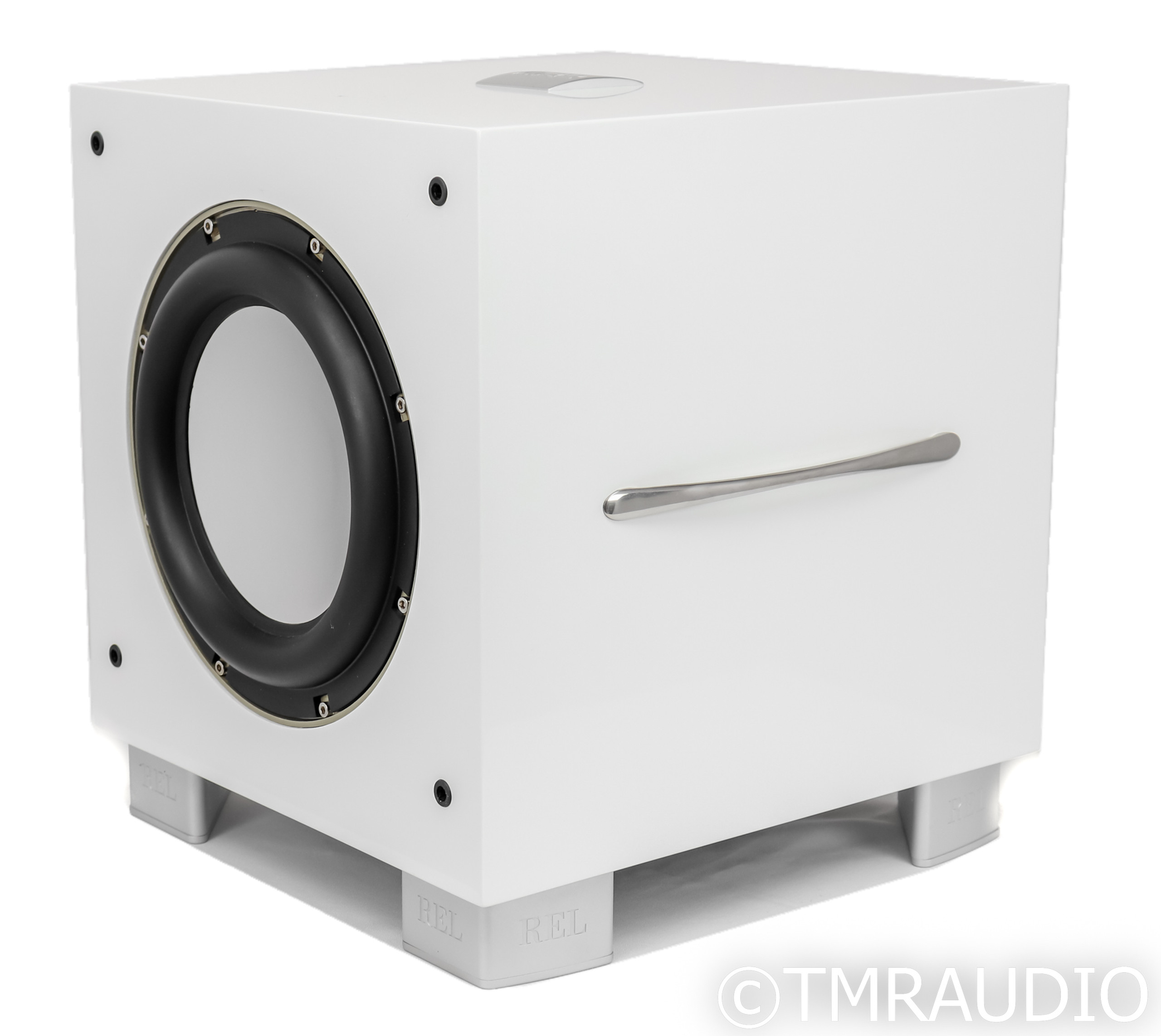 REL S/3 10" Powered Subwoofer; S3; White The Music Room