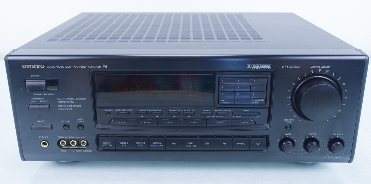 Onkyo TXSV717PRO Home Theater / Stereo Receiver with Phono The Music