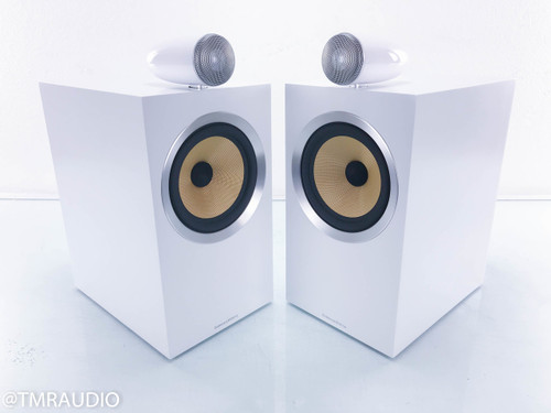 B W Cm6 S2 Bookshelf Speakers White Pair The Music Room