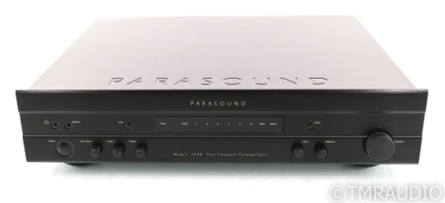 Parasound NewClassic Model 2100 2.1 Channel Preamplifier; MM / MC Phono; Black