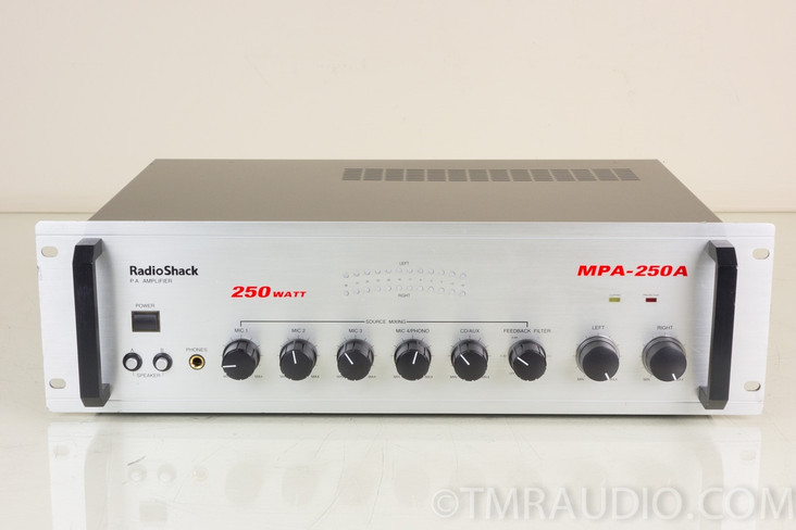 Radio Shack MPA-250A 250 Watt Stereo / Mono PA Integrated Amplifier