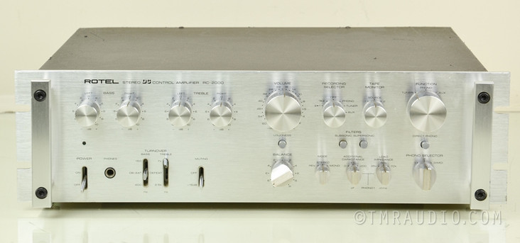 Rotel Stereo DC Control Amplifier RC-2000; Vintage Preamplifier