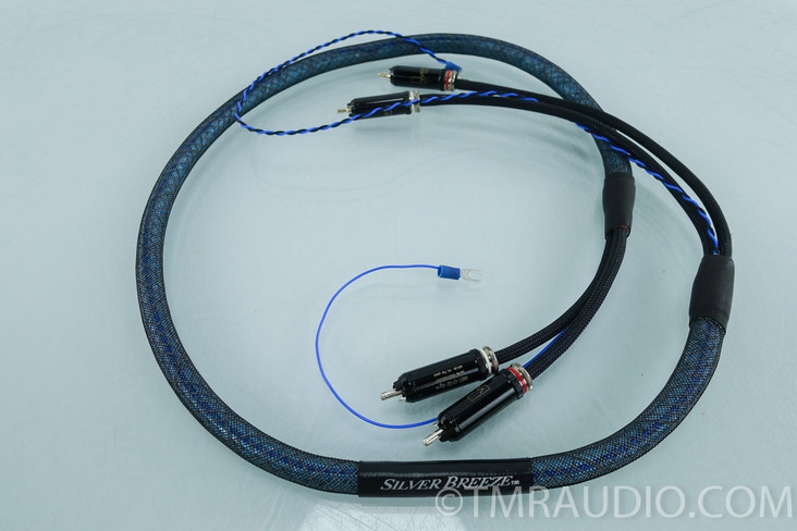 Silver Audio Silver Breeze RCA Cables 1.25m Phono Interconnects