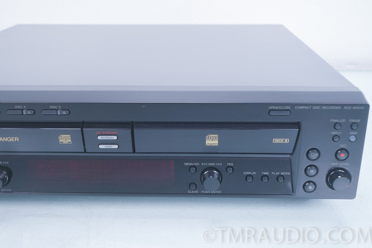 Sony RCD-W500C 5 disc CD Changer / Player / Recorder