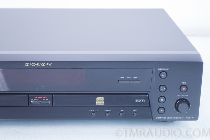 Sony RCD-W1 Dual Disc CD Recorder; Dual Deck Player