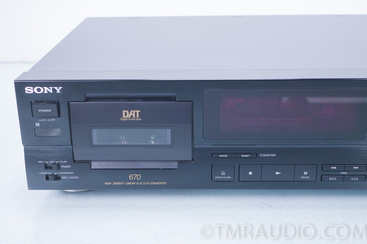 Sony DTC-670 DAT Digital Audio Cassette Recorder