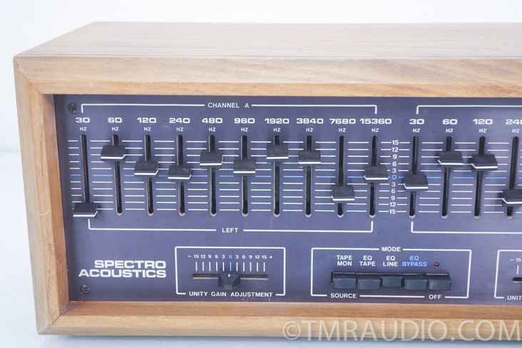 Spectro Acoustics Model 210 EQ; Vintage Stereo Graphic Equalizer