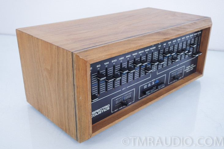 Spectro Acoustics Model 210 EQ; Vintage Stereo Graphic Equalizer