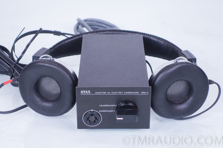 Stax SR-40 Vintage Electrostatic Headphones; SRD-4 Adapter