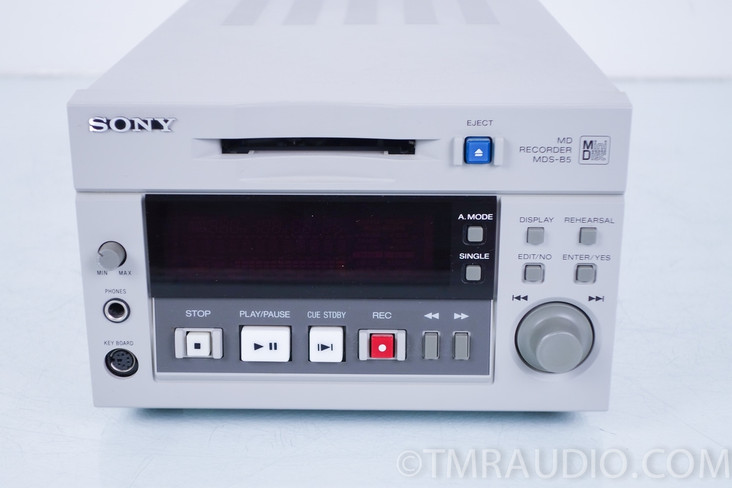 Sony MDS-B5 Pro Audio MiniDisc Player Recorder Dual ATRAC