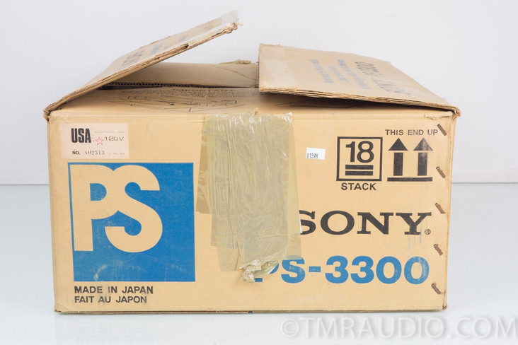 Sony PS-3300 Direct Drive Turntable in Factory Box