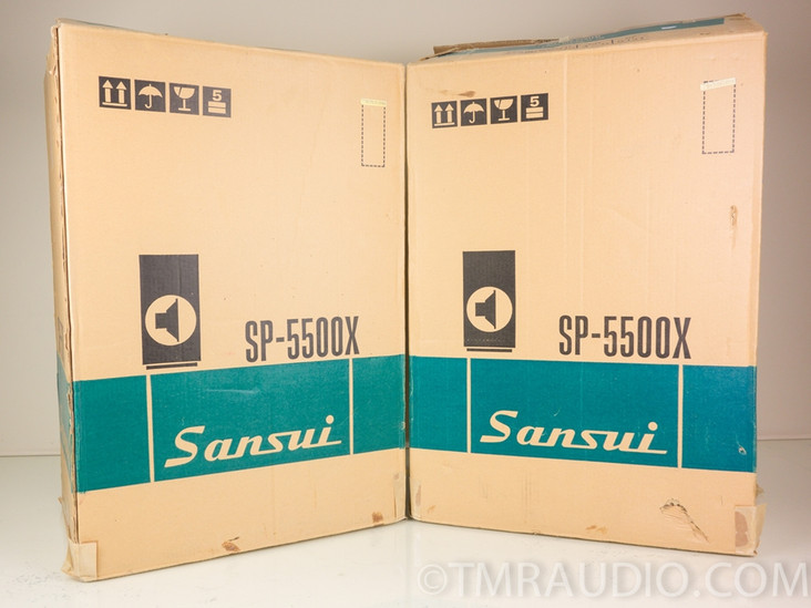 Sansui SP-5500x Vintage Speakers in Factory Box; PERFECT!