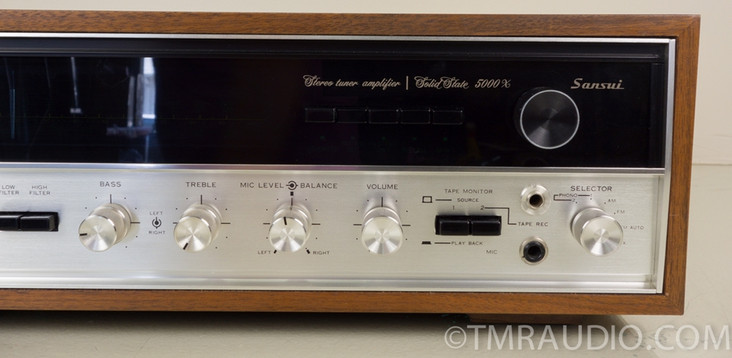 Sansui 5000x Vintage Stereo AM / FM Receiver: Near Mint; Serviced