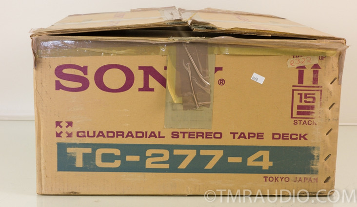 Sony TC-277-4 Quadrial Stereo Tape Recorder; Reel to Reel; EC in Factory Box