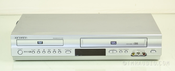 SAMSUNG DVD-V4600 DVD/VCR COMBO DUAL DECK PLAYER VHS HI-FI STEREO