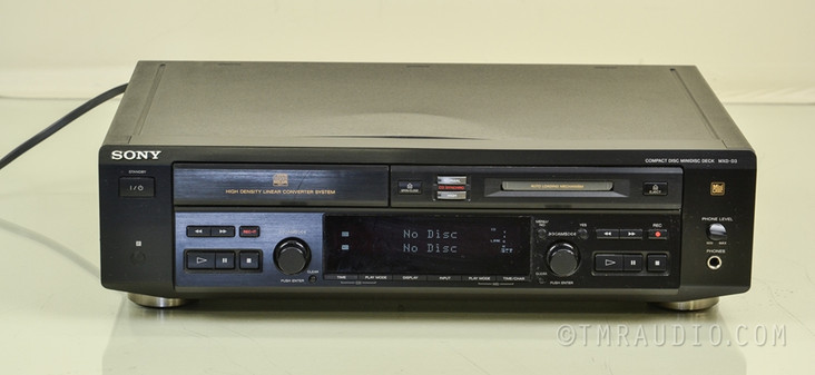 Sony MXD-D3 CD / MiniDisc Deck; MD Recorder