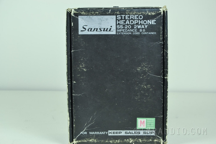 Sansui SS-20 Vintage Headphones in Factory Box
