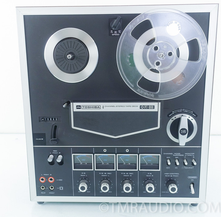 Toshiba PT-866 Reel to Reel Tape Recorder AS-IS