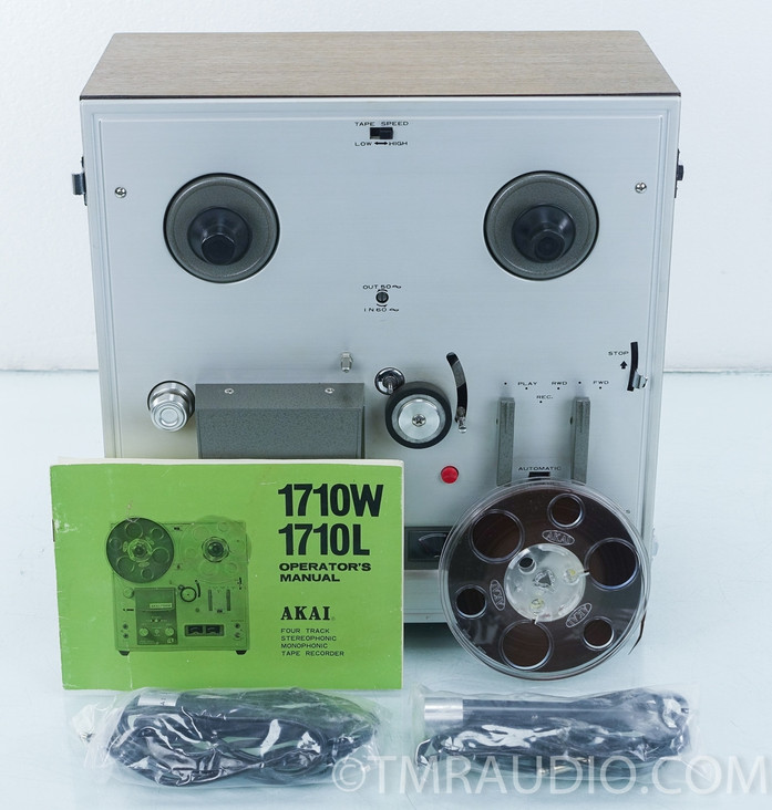 Akai 1710W Vintage Reel to Reel Recorder in Original Factory Box