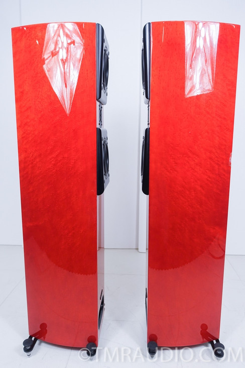 Acoustic Zen Adagio Speakers in Factory Boxes; Red Burl