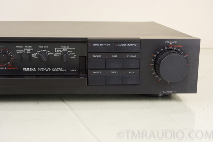 Yamaha C-80 Natural Sound Stereo Preamplifier / Preampd