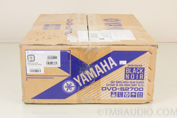 Yamaha DVD-S2700 DVD/CD/SACD/DVD-Audio player with 1080p video upconversion