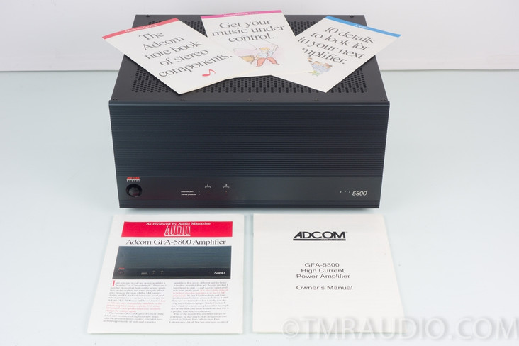 Adcom GFA-5800 Stereo Power Amplifier in Factory Box