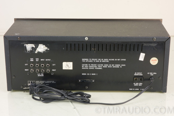 ADC SS2 Mark I Stereo Frequency Equalizer/ Audio Dynamics Corp.