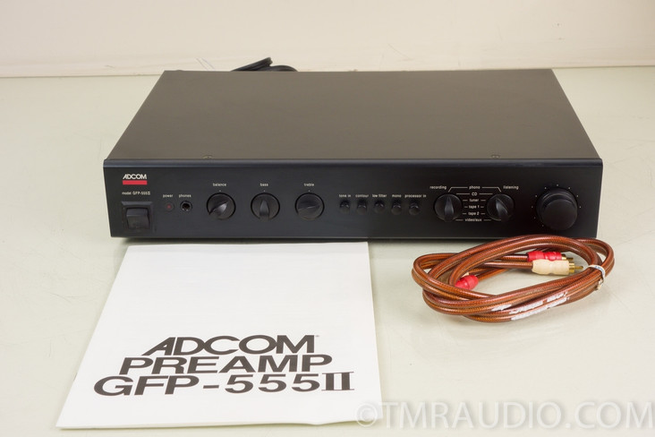 Adcom GFP-555 ii Stereo Preamplifier w/ Phono Preamp