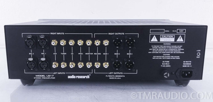 Audio Research LS17SE Tube Preamplifier; LS17 SE