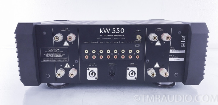 Musical Fidelity KW-550 Integrated Dual Mono Amplifier